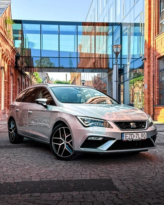 Seat Leon cena 79000 przebieg: 124491, rok produkcji 2018 z Łódź małe 191